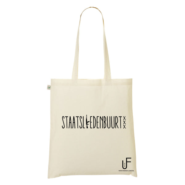 Staatsliedenbuurt Organic Shopping bag Fashion Junky Amsterdam