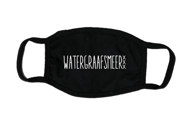 Mondkapje Face mask Watergraafsmeer met filter FASHION JUNKY big logo.